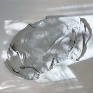 j galt | size s | grey waffle knit cropped sweater